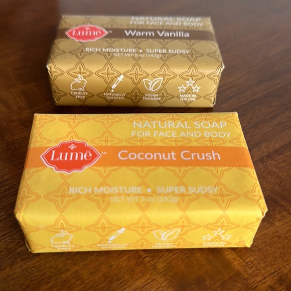 Lume Bath & Body Lume Natural Soap For Face And Body Warm Vanilla